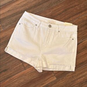NWT Copper Key White Denim Shorts